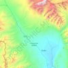 Mapa topográfico 科克亚尔柯尔克孜族乡, altitude, relevo