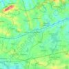 Mapa topográfico Leuze-en-Hainaut, altitude, relevo