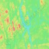 Mapa topográfico Mattagami Lake, altitude, relevo