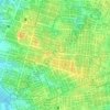 Mapa topográfico Jardim Guanabara, altitude, relevo
