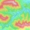 Mapa topográfico Balmaseda, altitude, relevo