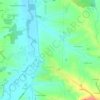 Mapa topográfico Preignan, altitude, relevo