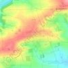 Mapa topográfico Durningen, altitude, relevo