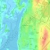 Mapa topográfico Yarmouth, altitude, relevo