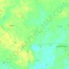 Mapa topográfico Elstronwick, altitude, relevo