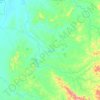 Mapa topográfico Araguapaz, altitude, relevo