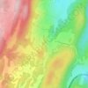 Mapa topográfico Peyriat, altitude, relevo