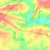 Mapa topográfico Farmington, altitude, relevo