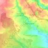 Mapa topográfico Daglingworth, altitude, relevo