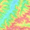 Mapa topográfico Castelgaillard, altitude, relevo