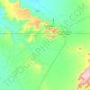 Mapa topográfico Oljato-Monument Valley, altitude, relevo