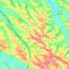Mapa topográfico Gibel, altitude, relevo