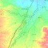 Mapa topográfico Novallas, altitude, relevo