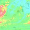 Mapa topográfico Serra do Vento, altitude, relevo