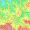 Mapa topográfico Colli Verdi, altitude, relevo