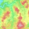 Mapa topográfico Brosses, altitude, relevo