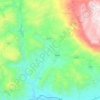 Mapa topográfico Berja, altitude, relevo