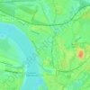 Mapa topográfico Laar, altitude, relevo