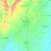 Mapa topográfico Baranoa, altitude, relevo