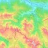 Mapa topográfico Prags - Braies, altitude, relevo