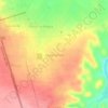 Mapa topográfico Pedra Miúda, altitude, relevo