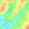Mapa topográfico Jardim Rio Dourado, altitude, relevo