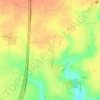 Mapa topográfico Flaucourt, altitude, relevo