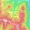 Mapa topográfico Schignano, altitude, relevo