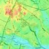 Mapa topográfico 南池袋4丁目 (Minami-Ikebukuro 4-chome), altitude, relevo