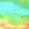 Mapa topográfico Vadocondes, altitude, relevo