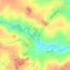 Mapa topográfico Brent Eleigh, altitude, relevo
