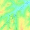 Mapa topográfico Haplincourt, altitude, relevo