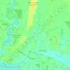 Mapa topográfico Sutton upon Derwent, altitude, relevo