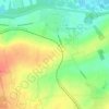 Mapa topográfico Fressies, altitude, relevo