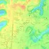 Mapa topográfico Valparaíso, altitude, relevo