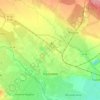 Mapa topográfico Коломыя, altitude, relevo