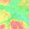 Mapa topográfico Ryazan, altitude, relevo