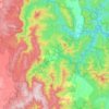 Mapa topográfico Wadbilliga, altitude, relevo