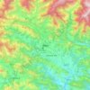 Mapa topográfico Pokhara, altitude, relevo