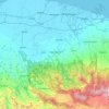 Mapa topográfico Pekalongan, altitude, relevo