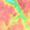 Mapa topográfico Goussonville, altitude, relevo