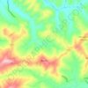 Mapa topográfico Barchi, altitude, relevo