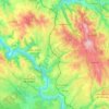 Mapa topográfico 42590, altitude, relevo
