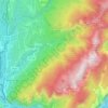 Mapa topográfico Ton, altitude, relevo