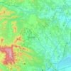 Mapa topográfico Plaine de l'Estagne, altitude, relevo