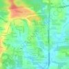 Mapa topográfico Da Paz, altitude, relevo