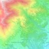 Mapa topográfico Castelnuovo Nigra, altitude, relevo