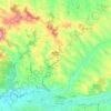 Mapa topográfico Labessière-Candeil, altitude, relevo