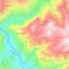 Mapa topográfico Taurija, altitude, relevo