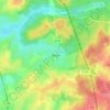 Mapa topográfico Féron, altitude, relevo